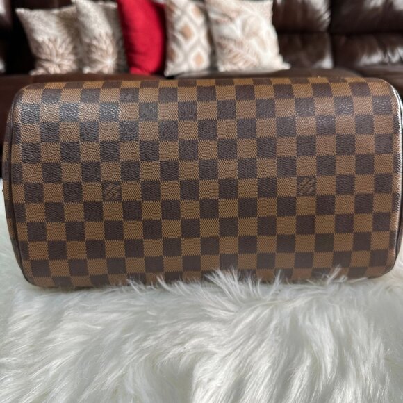 Authentic Louis Vuitton Damier Ebene Ribera MM Satchel Hand Bag - Picture 11 of 16